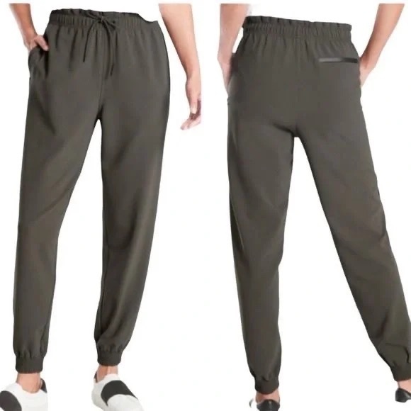 Athleta Pants - Athleta Metropolis jogger in Primatwill olive green size 16